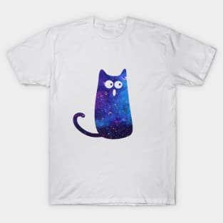 Cat Galaxy Space T-Shirt